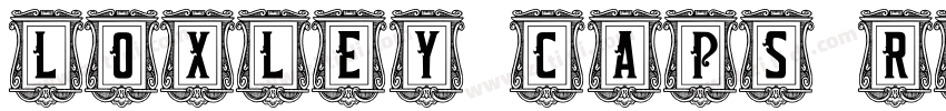 Loxley Caps Regular字体转换 Loxley Caps Regular字体转换